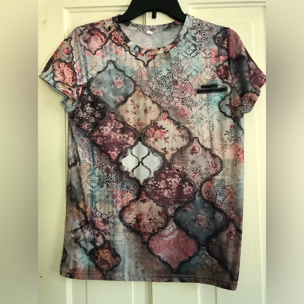 Watercolor Create Art Women's Top